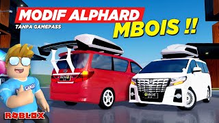 MODIFIKASI MOBIL ALPHARD MEWAH MBOIS TANPA GAMEPASS DI CDID UPDATE - Roblox Indonesia screenshot 5