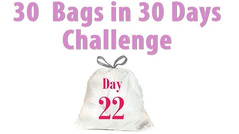 30 Bags in 30 Days ||  Declutter Challenge || Day 22