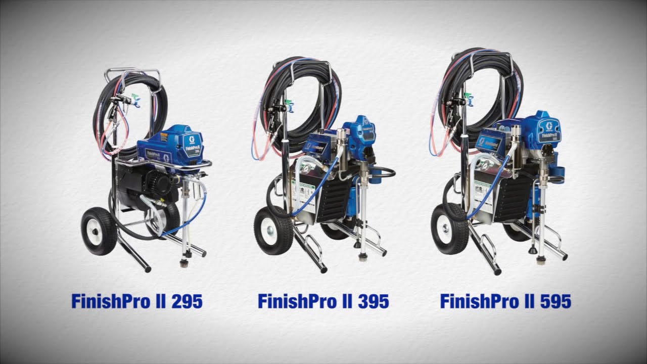 Graco FinishPro II 395 PC Electric Air-Assisted Airless Sprayer – Rossi  Paint Stores