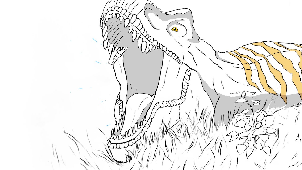 How To Draw a T-Rex | Jurassic World Rebirth 