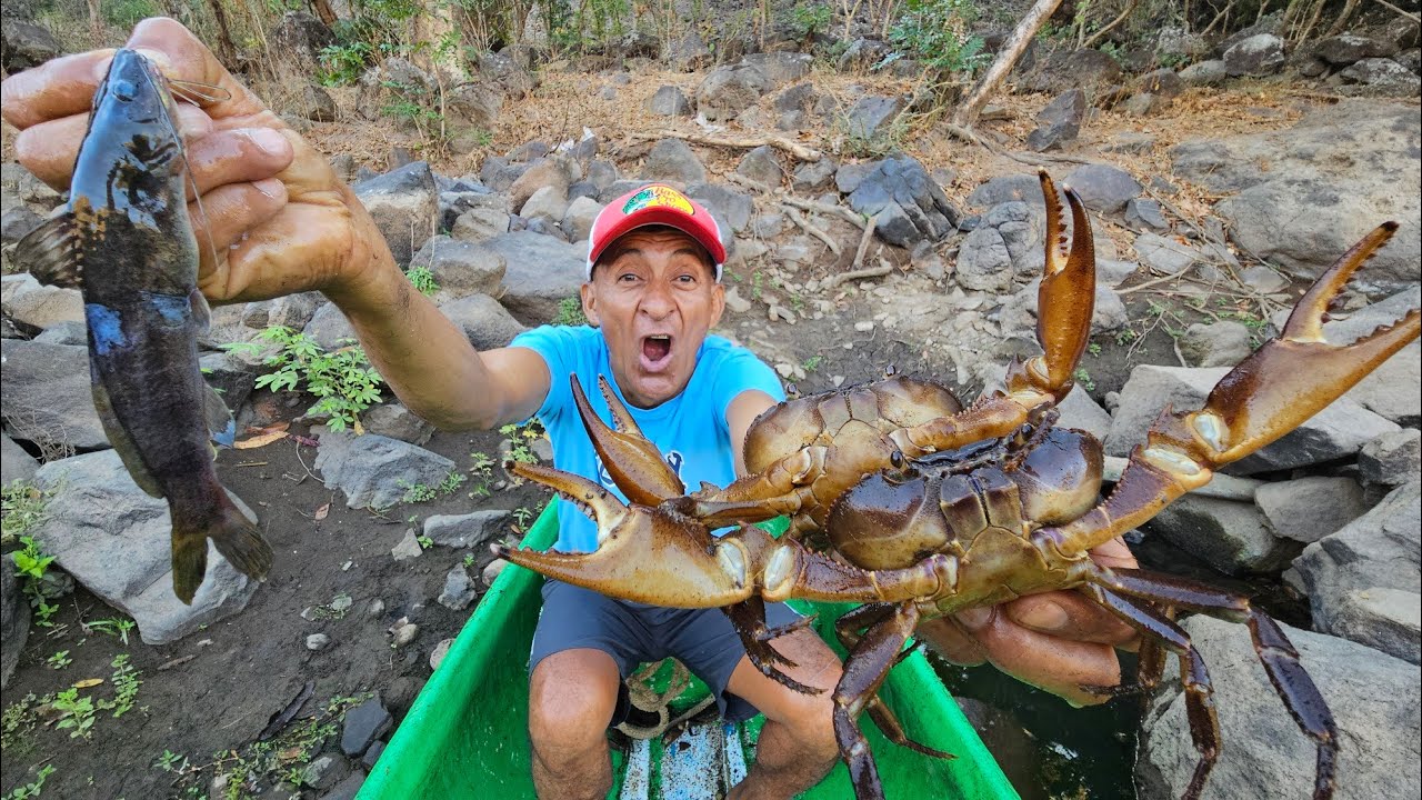 Don jose pesca cangrejos gigantes