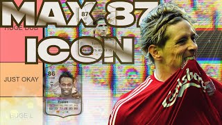 RANKING EVERY ICON MAX 87 in EA SPORTS FC 24 Tier list