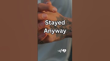 STAYED ANYWAY – Official Lyric Video  Country Love Song About Unconditional Love