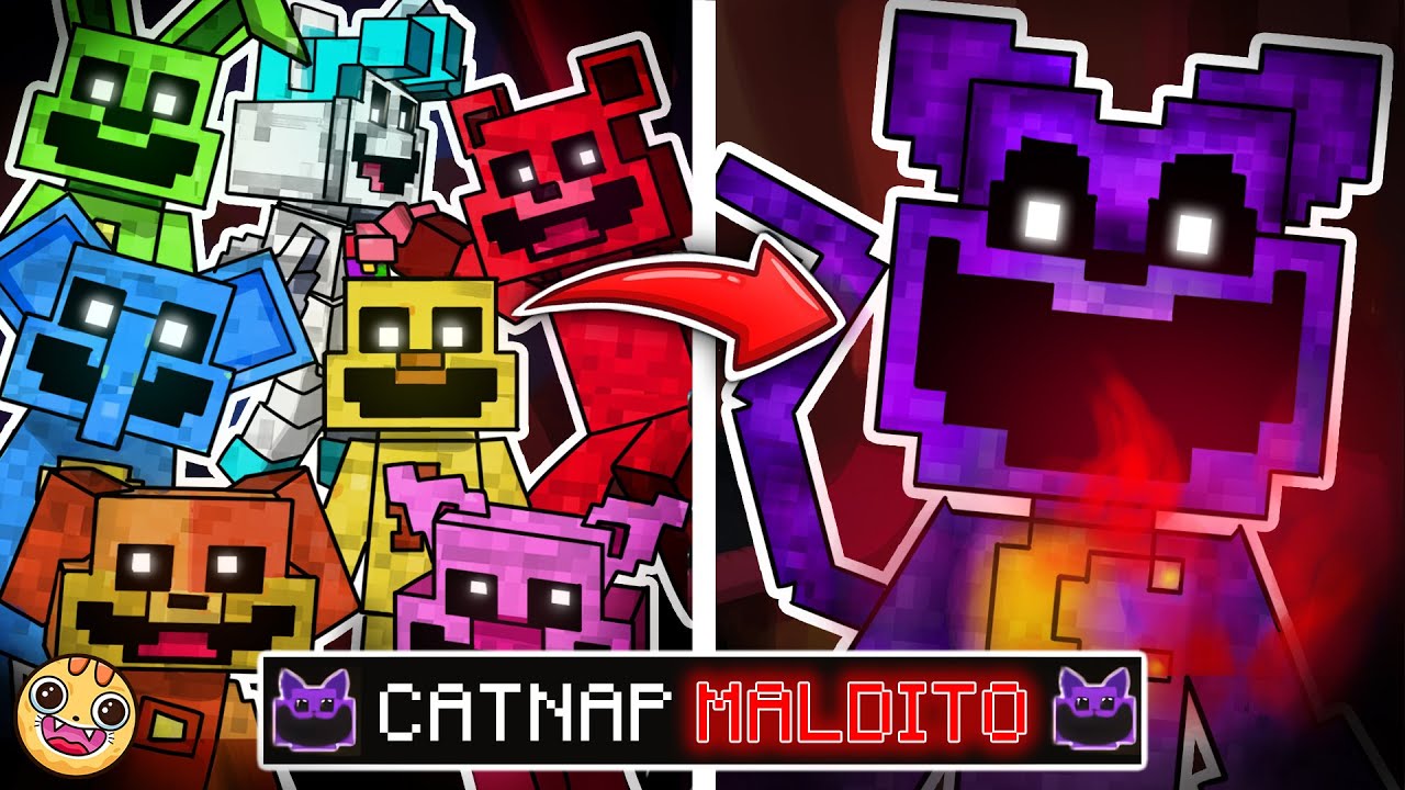 ENCONTRE a EL CATNAP MALDITO en MINECRAFT... 😈💨🟥 [Poppy Playtime 3 MC ] | La Caja de Winnie
