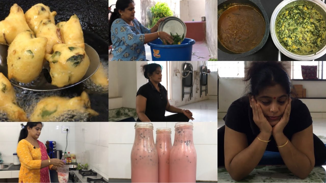 Vlog/Sukku Milagu Kuzhambu/Pasalai Keerai Kootu/Moong Dhal Bonda/Milkshake