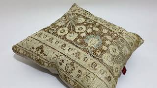 S90 Vintage Kilim Pillow Boho Style 24-24 inch