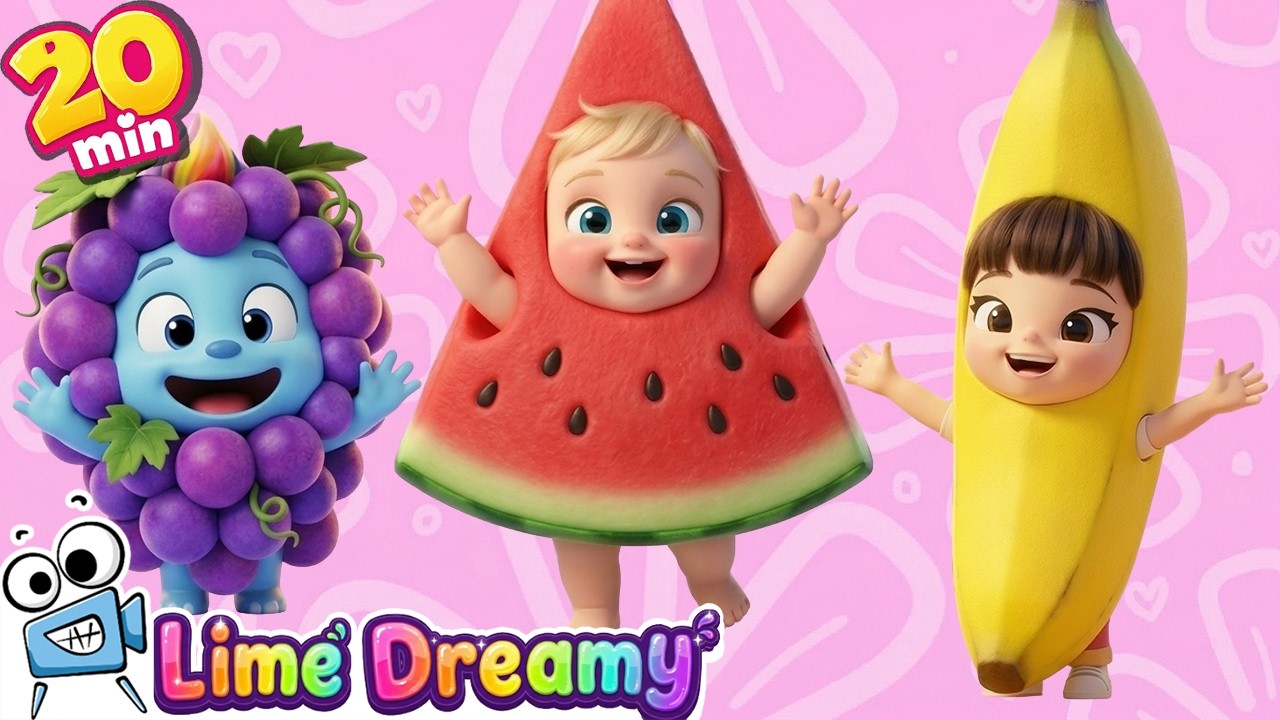 Fruit Song & More! 🍎🍇 | 21 Minutes Best Baby Songs Collection | Lime ...