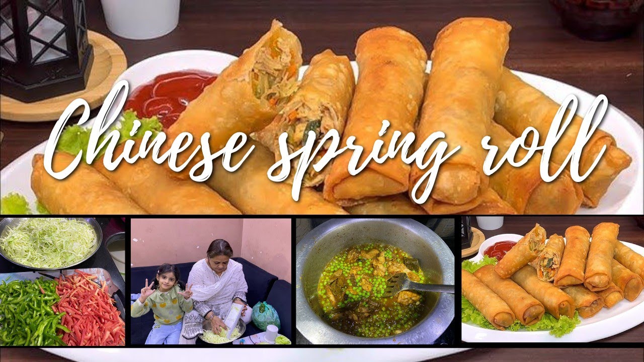Chinese spring roll bana liye Mahnoor Kuin Humary sath rehti hai 