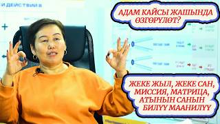 Адам Кайсы Жашында Өзгөрөт? Жеке Жыл, Аттын Саны,, Матрица, Жеке Санды Билүү Маанилүү Сюцай Кыргызча