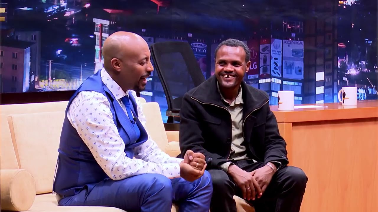 Seifu on EBS   ቆይታ ከዘፋኝ እና ኮሜዲያን ድንግሉ አድማሱ ጋር ክፍል 1  part 1