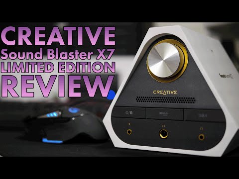 Creative Sound Blaster X7 Limited Edition Review | Best DAC for Gaming | PC and Console