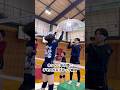 【バレー】ネットと傘の間に手を入れるブロック練習