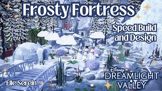 Frosty Fortress ⛄ Speed Build and Decoration in the Frosted Heights in Disney Dreamlight Valley
