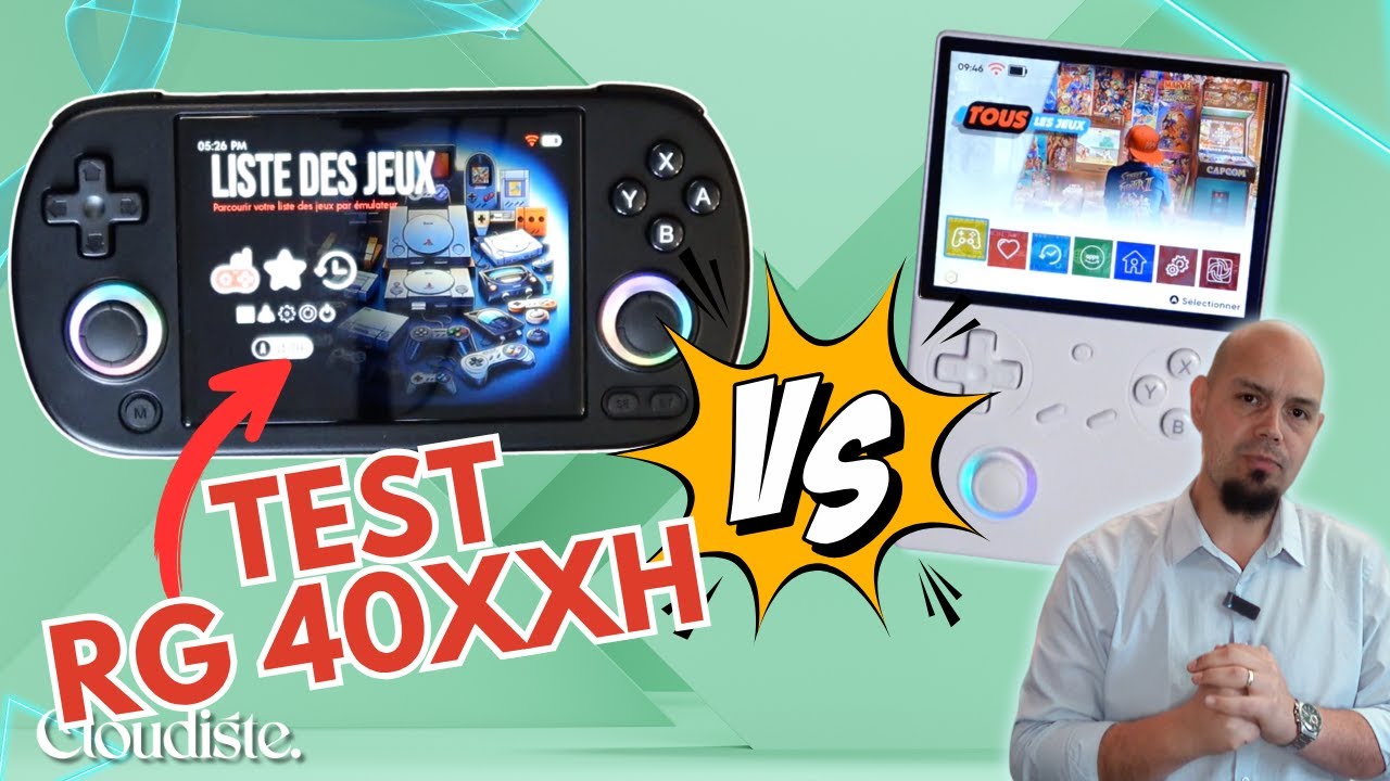 RG40XXH vs RG40XXV : Quelle est la meilleure console retro ? (Test complet)