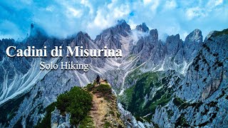 Solo Hiking in The Dolomites || Cadini di Misurina || The Dolomites Best Hike