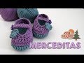 Merceditas para bebé a crochet ( De 3 a 6 meses)