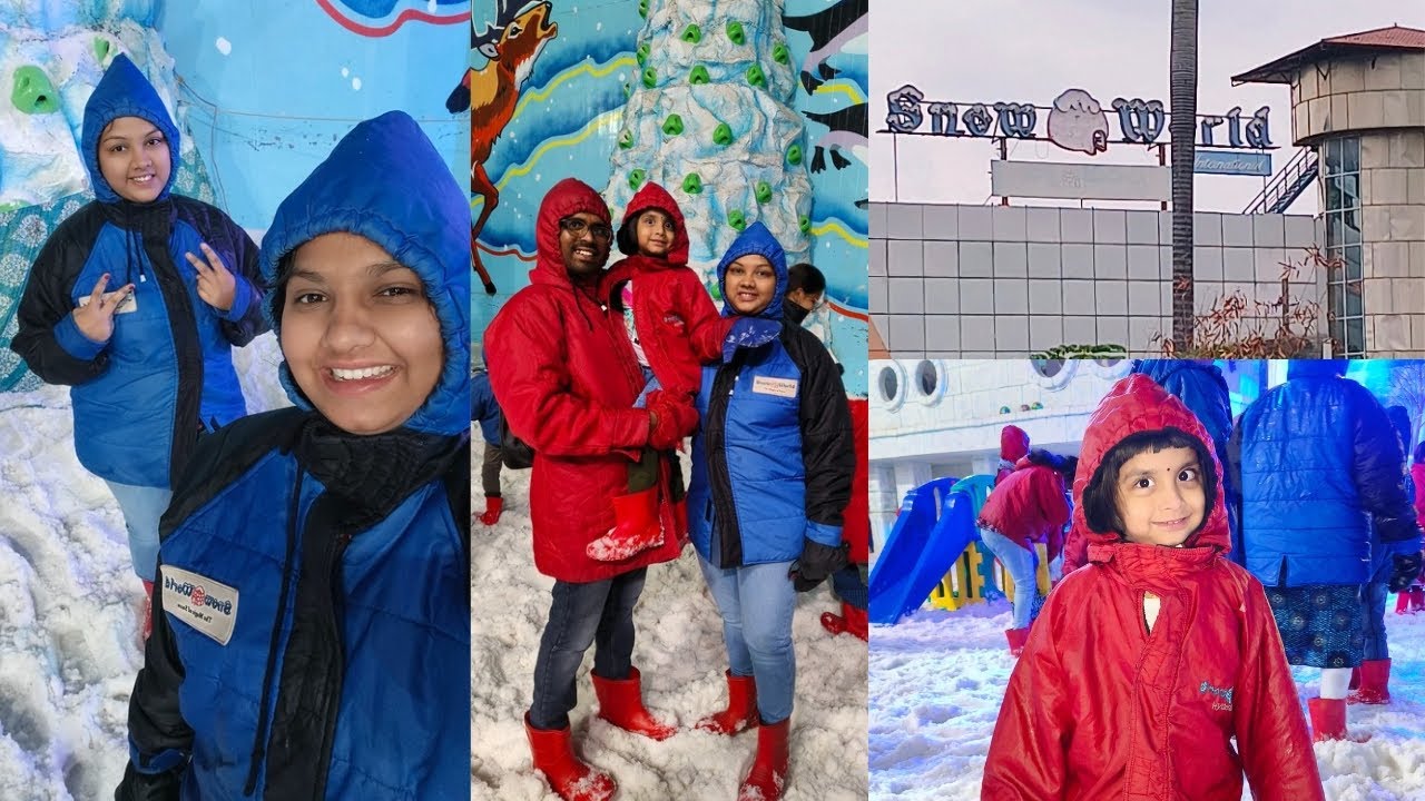 biggest Snow theme park||SNOW WORLD Hyderabad|full tour video-Ticket price|All details|entertainment