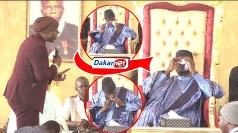 Urgent-Tivaouane: Le fils de Serigne Moustapha fait pleurer son père quelle émotion