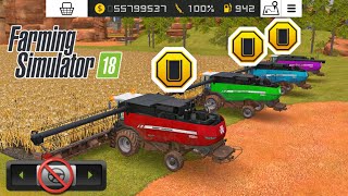 Fs 18 Harvest All Fields With Multiplayer | Farming Simulator 18 Multiple Harvestar | Fs18 #fs18  screenshot 5