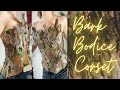 I made a corset bodice with tree bark