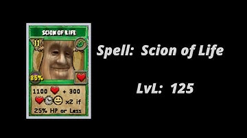 Wizard101: All Life Spells Level 1-130 (2020)