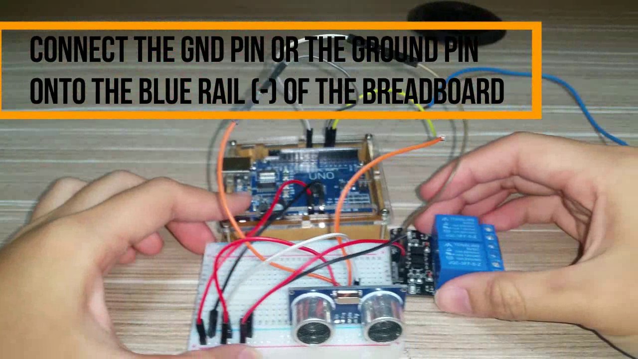 ARDUINO UNO-AUTOMATIC LIGHT CONTROLLED BY ULTRASONIC SENSOR TUTORIAL ...