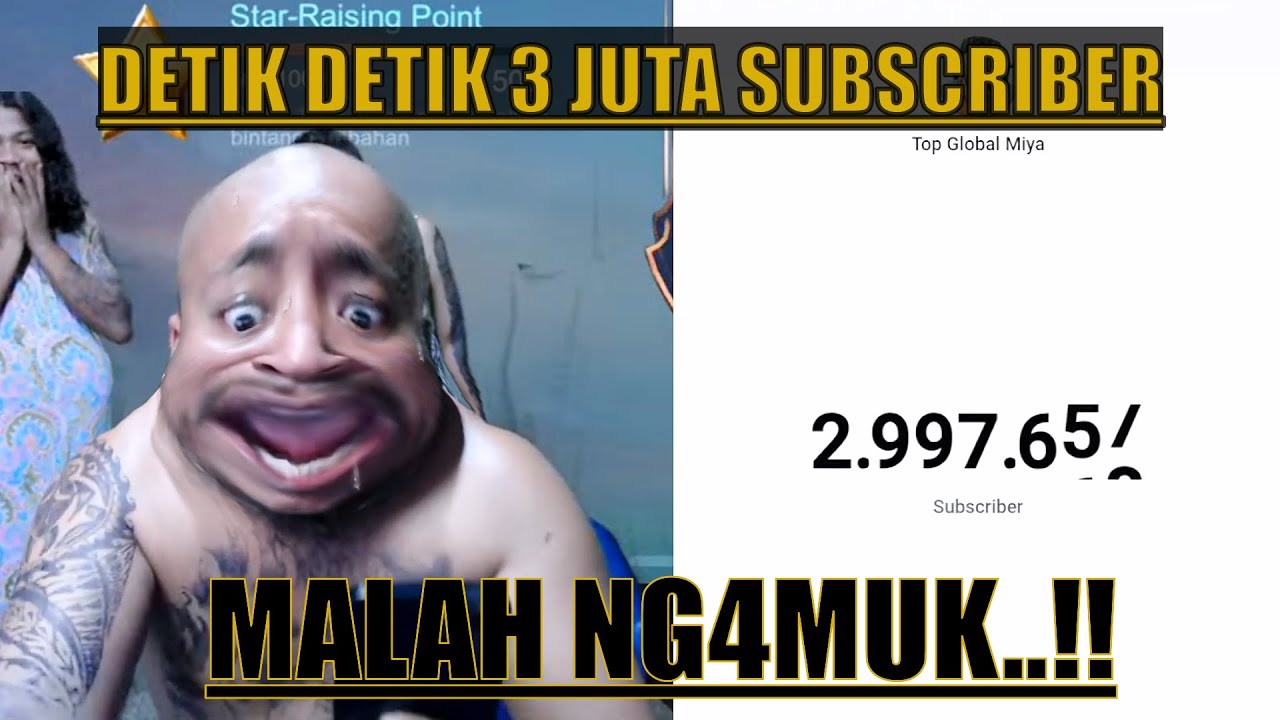DETIK DETIK PASCOL 3 JUTA SUBSCRIBER..!! Ehh Malah Begini Endingnya B*janginam - Mobile Legends