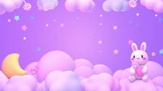 Bunny And Clouds Frame Loop - Free to Use - No Copyright