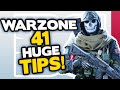 Warzone 41 HUGE tips to INSTANTLY get BETTER (MODERN WARFARE BATTLE ROYALE)