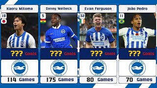 Brighton &amp; Hove Albion Top 50 All-Time Goalscorers 💙 | Glenn Murray, Zamora, Welbeck &amp; More Legends