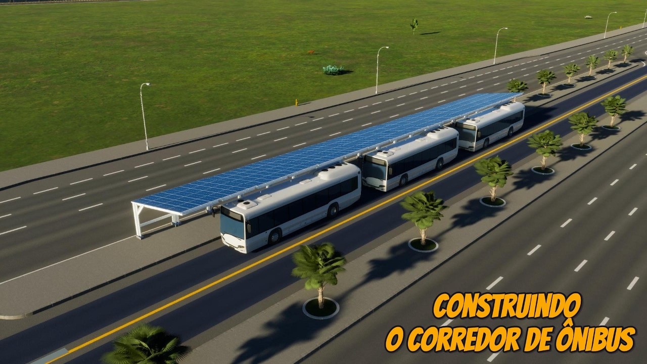 Criando um corredor de ônibus no Cities Skylines 2 - First Person