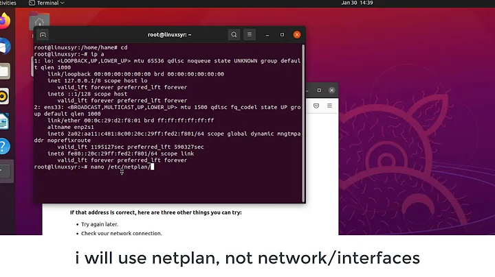 ubuntu cannot connect to internet