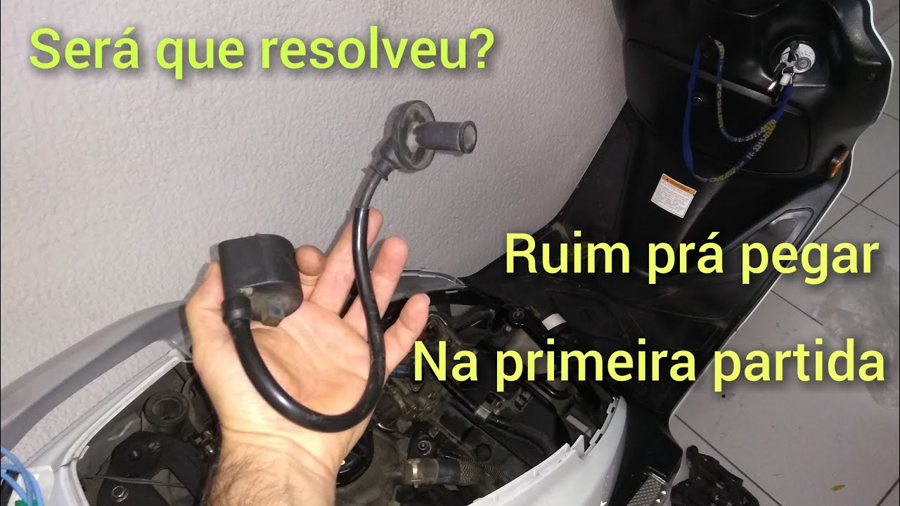 Burgman 125 ruim prá pegar na primeira partida do dia.