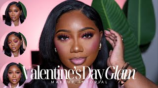 Valentine&#39;s Day Makeup Glam: Pink Lovers 💕 | Tamara Renaye