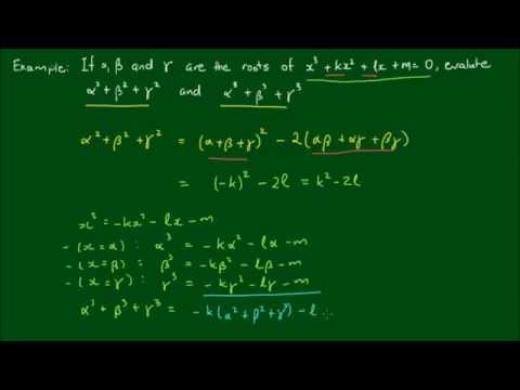 Relationship between roots