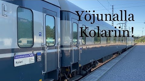 Yöjunalla Kolariin
