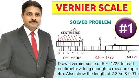 HOW TO DRAW VERNIER SCALE (PROBLEM 1) | UNIT : ENGINEERING SCALE @TIKLESACADEMYOFMATHS