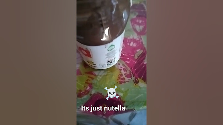 bro is wrong #nutella