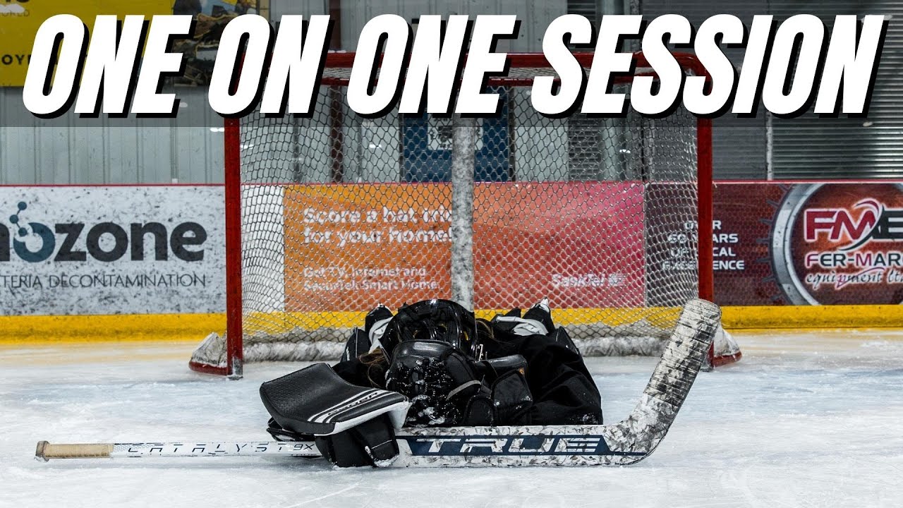 One on One Hockey Goalie Session With Rexi YouTube