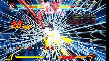 Spider-Man Combo #2 - 655.1K - 1 Meter, No Assist -- Ultimate Marvel vs. Capcom 3