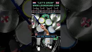 Drum along with the music! | Thunder - Imagine Dragons | Learn to play the drums at Leondrums