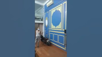 Tranh 3D dán tường Phòng Khách - Tranh Phong Cảnh kết hợp Tân Cổ Điển