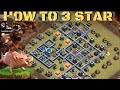 3 Star Hog Riders Attack Strategy in War Base Th13 ! Hog riders destroying all th 13 base in COC