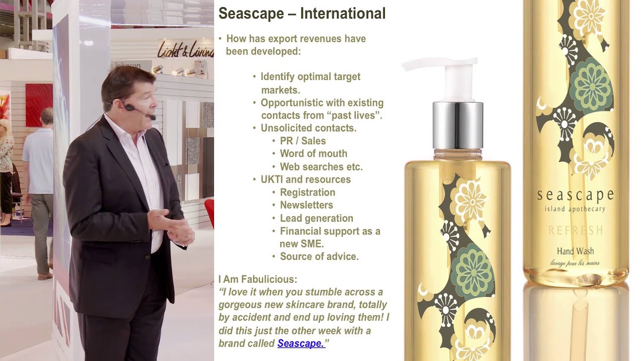 UKTI - Seascape Case Study: How exports have helped a UK SME generate 20% of its revenue