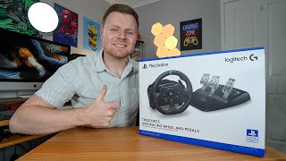 Logitech G923 Trueforce Racing Wheel Unboxing and PS5 Setup Guide