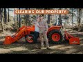 The Start Of Clearing Our 5 Acre Property | Decades Of Overgrowth!