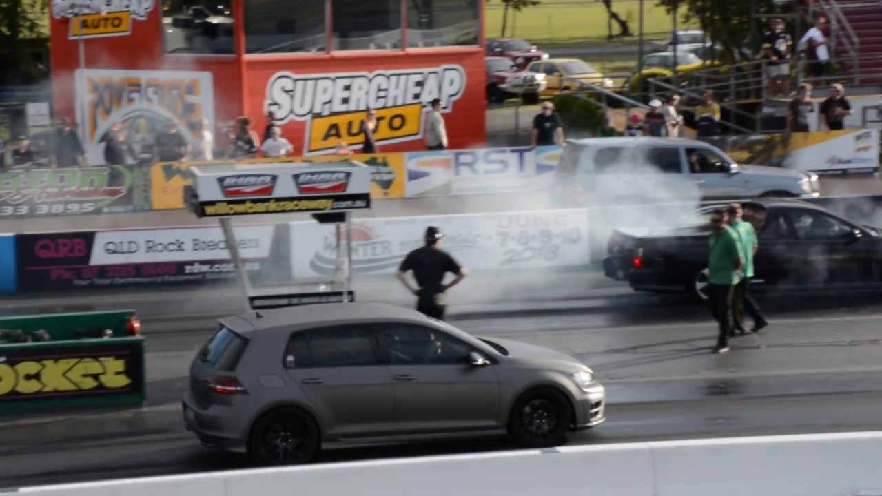 VW Golf R vs Holden Ute