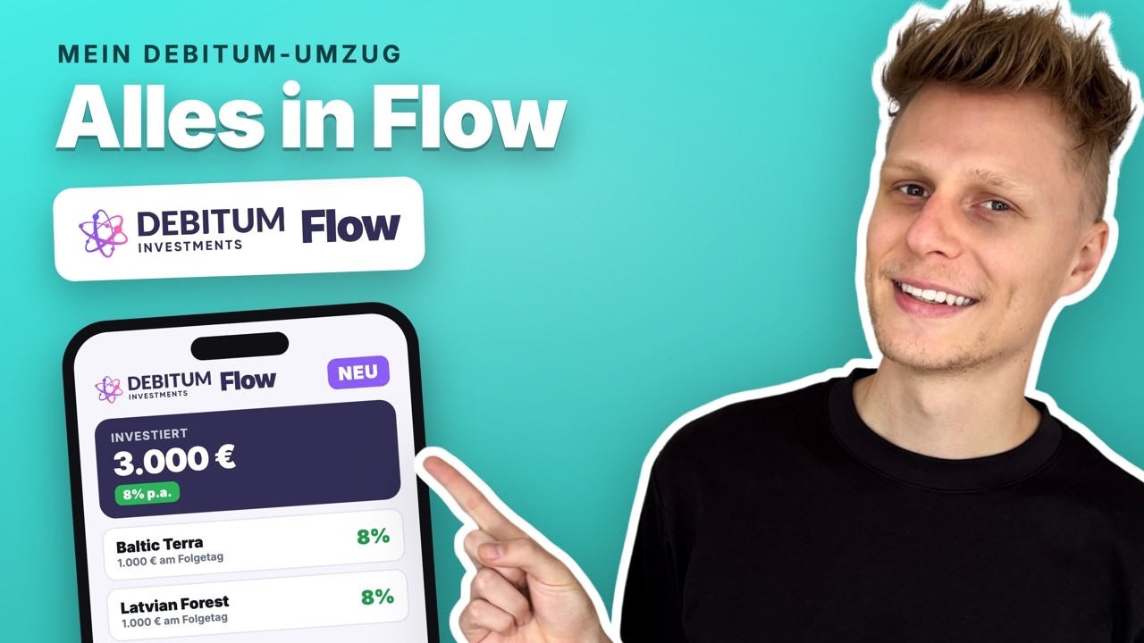 Debitum Flow: 8% Zinsen täglich & jederzeit auszahlbar? (Live investiert)