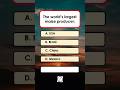 the world's largest maize producer