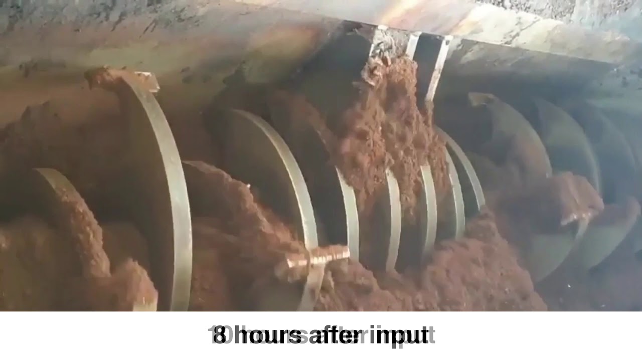 Animal carcass disposal machine (Drying and Shredding) YouTube